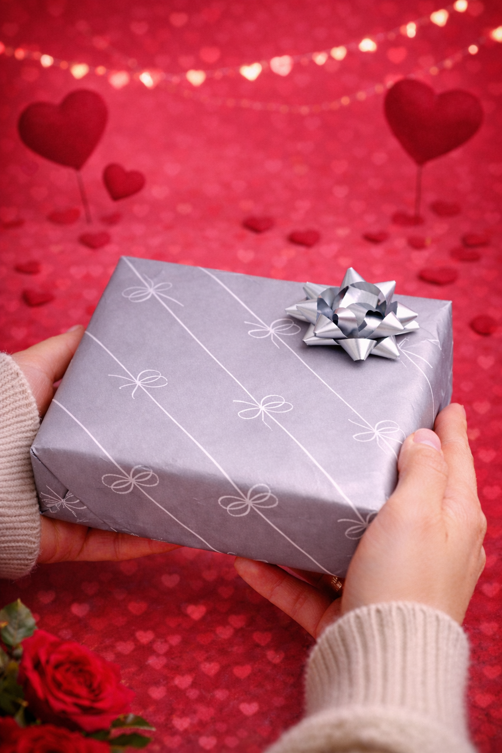 Gümüş Renk Kadın Kol Saati Saat, Bileklik, Kolye, Küpe, Hediye Seti